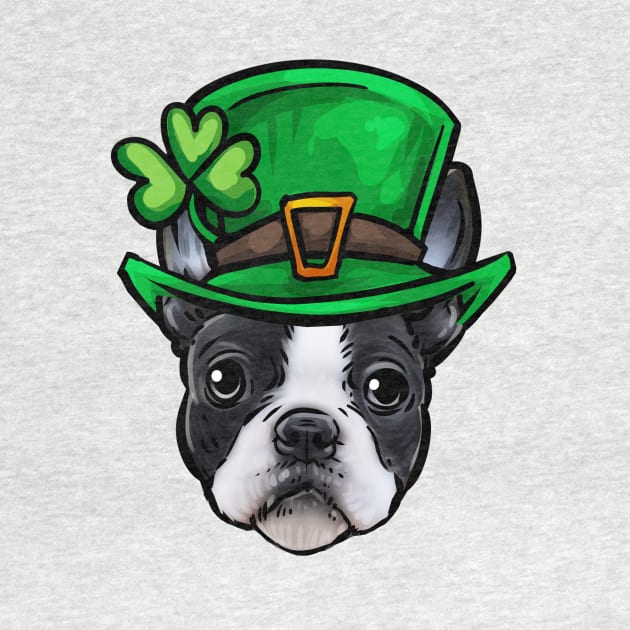 St Patricks Day Boston Terrier by whyitsme